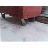 Image 2 : Industrial Bin on Heavy Duty Castors - metal frame on top 26" x 31" x 40"