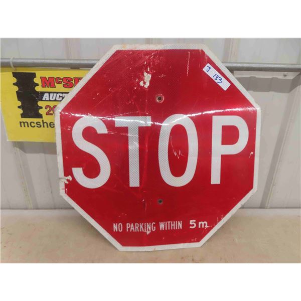 Metal Stop Sign 24" x 24"