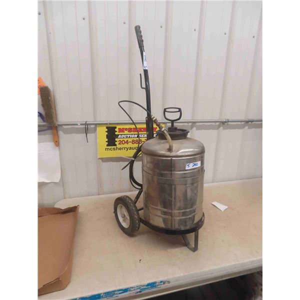 Pressurized Water Tank on Wheels