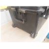 Image 2 : Large Black Plastic Protective Travel Case on Wheels 14" x 20" x 30" 