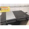 Image 4 : Large Black Plastic Protective Travel Case on Wheels 14" x 20" x 30" 