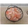 Image 4 : 3 Himalayan Salt Lamps - 1 missing power cord