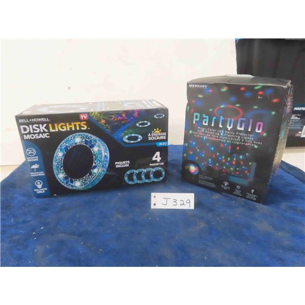 New Party Glo Light + New Disk Lights