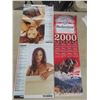 Image 8 : Swimwear Calendars ; 1991, 1993, 1998, 2000 + 01 Budweiser Calendar