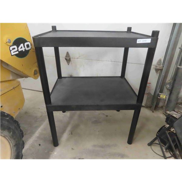 Black 2 Shelf Stand 24" x 32" x 42" 