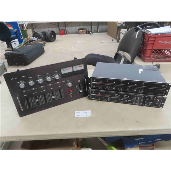 Shure Teleconference System Model ST 6008 Type 2 Mixer , Telec 1364 - missing 