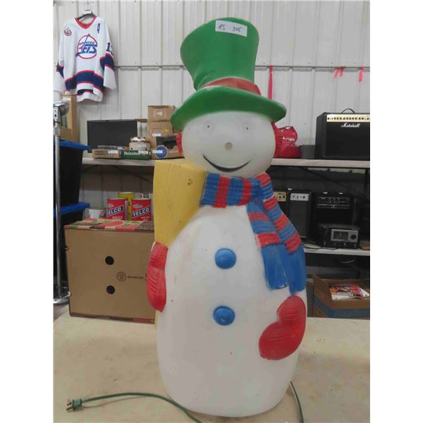 Snowman Blow Mold 40" Tall 