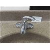 Image 5 : Marble Vanity with Molded Sink + Faucet 22" x 37"