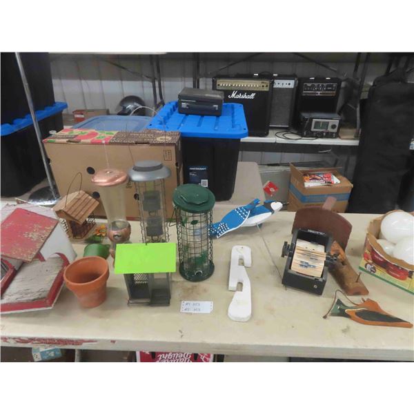Garden Décor ; Suet Feeder, Bird Feeders, Light Bulbs, plus more