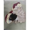 Image 4 : Christmas Metal Sleigh 12"x 23", Wood Face Santa  + Snowman, 6' Inflatable Snowman,