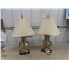 Image 1 : 2 Table Lamps with Shades - Electric