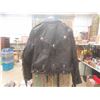 Image 3 : Leather Motorcycle Jacket with Fringe SZ 42
