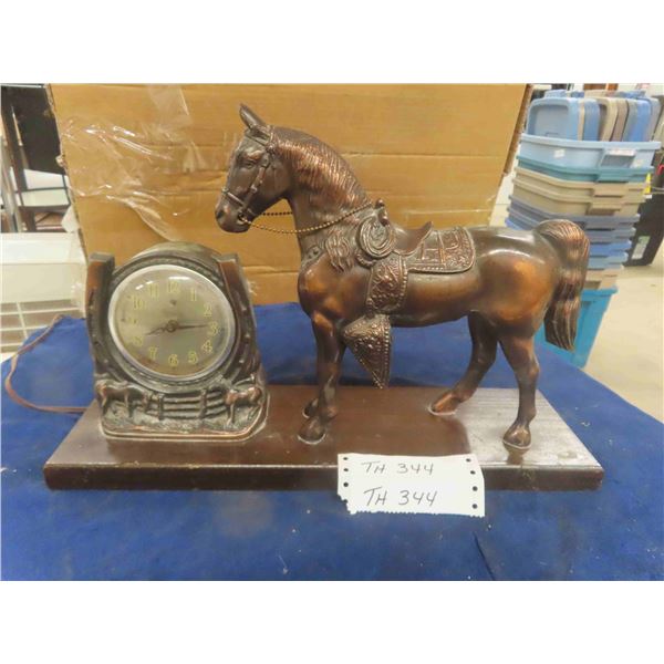 Vintage Horse Clock