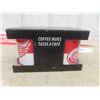 Image 7 : Red Wings Fans !!! ; New Scarf, Tuque, Ball Cap- New, Coffee Mugs in Box, Mirror 