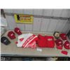 Image 1 : Detroit Red Wings ; (7) Ball Caps, Zippered Hoodie Sz 2XL & Hoodie Sz 3XL 