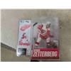 Image 2 : 3 Hockey Red Wing Figurines ; Henrik Zetterberg, Nicklas Lindstrom, Brett hull +