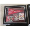 Image 2 : 2012 Limited Edition Detroit Red Wings Signature rink & Framed Cards + Pendants