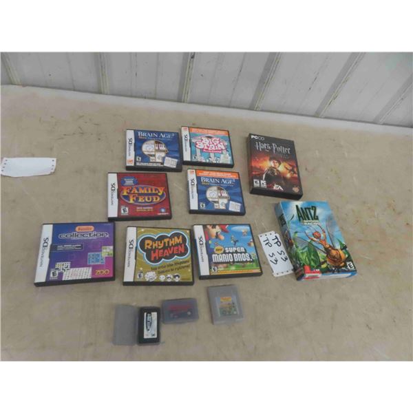 7 Nintendo DS Home Video Games + 3 Gameboy Nintendo, plus more