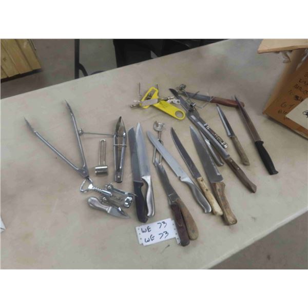 Knives ; Butler, Kitchen, plus others
