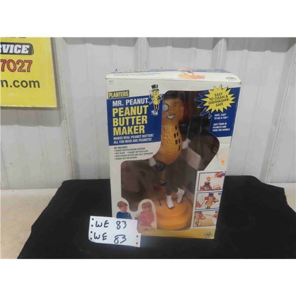 Planter Mr. Peanut Butter Maker in Box - Never Used
