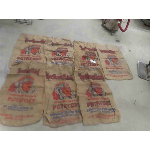 7 Northern Chief Potato Gunney Sacks