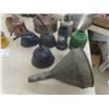 Image 3 : Oil Squirt Cans - some with labels + Funnels