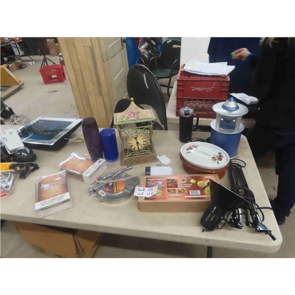 Flex Lamp, Mantle Clock, LED Lights, Vases, plus more