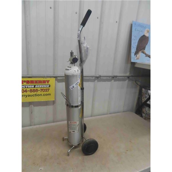 Oxygen Tank on Cart