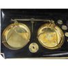 Image 3 : Precision Brass Balance Scale with Weights + Case