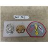 Image 1 : State of Correction Dept. Badge, Fireman Patch + Badge