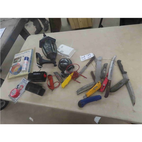 Decal Pro Kit, 218V B+D Battery, Knives, LED Hook Lamp, plus more