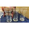 Image 2 : 4 Labatt's Lite Beer Glasses, 3 Crystal Sherry, 3 MLCC Draft Glasses, Crown Royal,