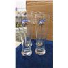 Image 5 : 4 Labatt's Lite Beer Glasses, 3 Crystal Sherry, 3 MLCC Draft Glasses, Crown Royal,