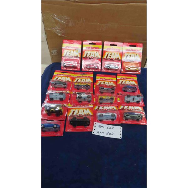 17 Majorette Die cast Cars in Packaging - Mid 90s