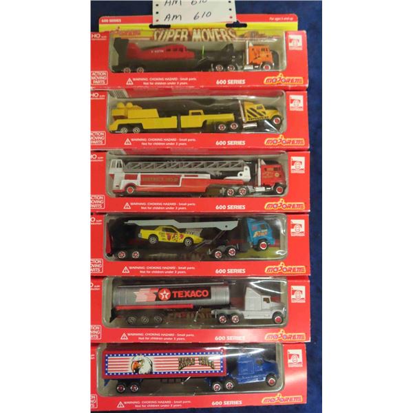 6 Majorette Super Movers 600 Series - Mid 90s