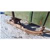 Image 6 : Double Bobsleigh with Wooden Box 10.5" x 30" x 37" - has wagon Tongue