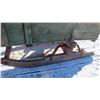 Image 9 : Double Bobsleigh with Wooden Box 10.5" x 30" x 37" - has wagon Tongue