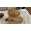 Image 5 : Pair of Leather / Suede Boots Men's sz 12, 2 Tie Up Ankle Height Moccasins Sz Med - 