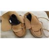 Image 8 : Pair of Leather / Suede Boots Men's sz 12, 2 Tie Up Ankle Height Moccasins Sz Med - 