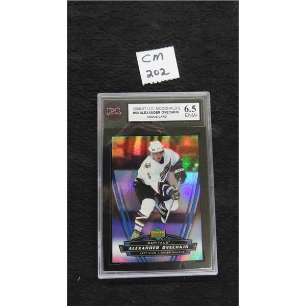 Graded Alexander Ovechkin Rookie Card
