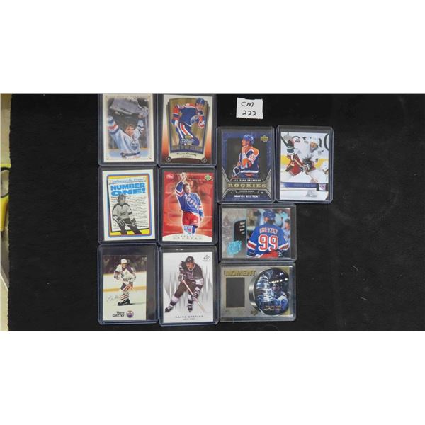 10 Wayne Gretzky Hockey Cards