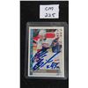 Image 1 : Autographed Patrice Brisebois Montreal Canadiens Card