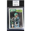 Image 1 : Autographed Ken O'Brien New York  Jets Card 