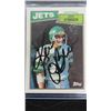 Image 4 : Autographed Ken O'Brien New York  Jets Card 