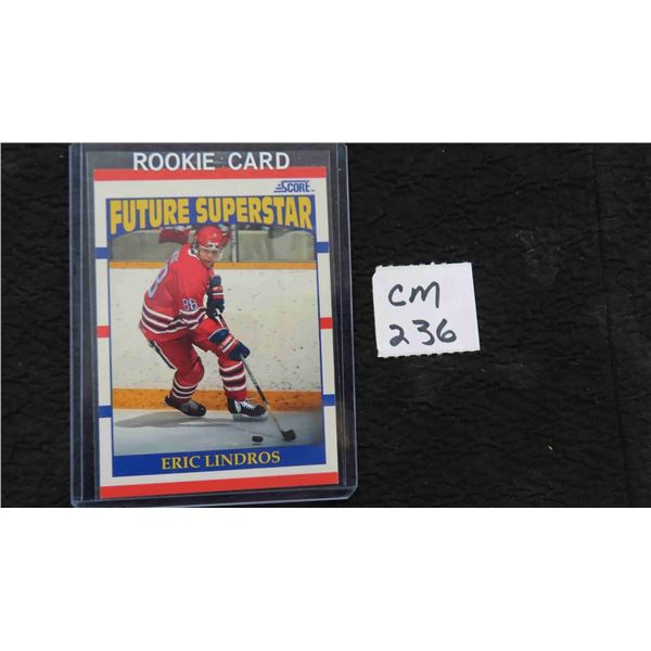 Eric Lindros Future Superstar Rookie Card
