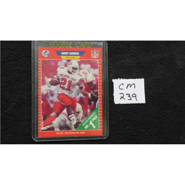 Barry Sanders Rookie Card