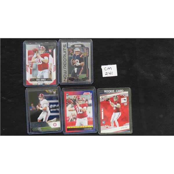 Mac Jones Rookie Card Collection New England Patriots
