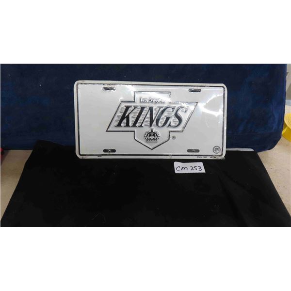 Vintage Los Angeles Kings License Plate - New in Plastic