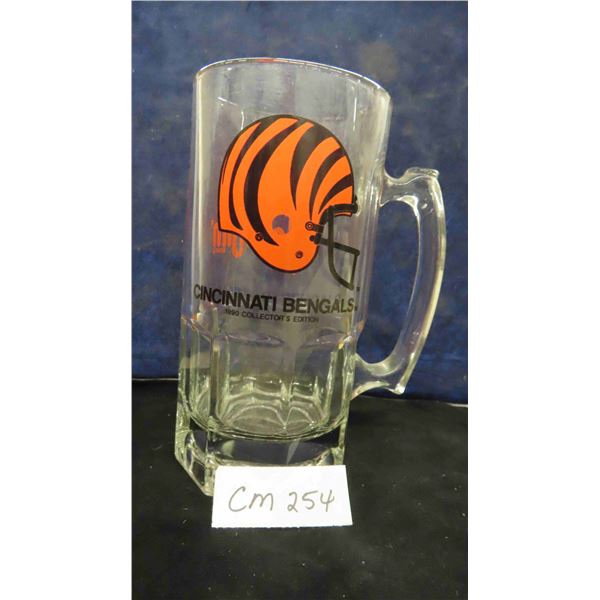 Cincinnati Bengals Slim Jim 1990 Collectors Large Glass Mug
