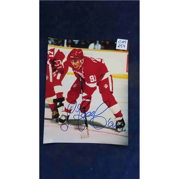 Sergei Federov Detroit Red Wings Signed 8" x 10" 